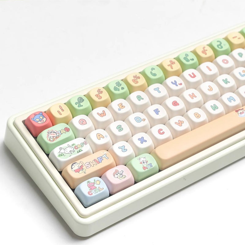 Cute F87Hi Crayon Shin-Chan 754F Sublimation Height 99 Anime K99Hi8 Keycap Amamo10C Others - Image 4